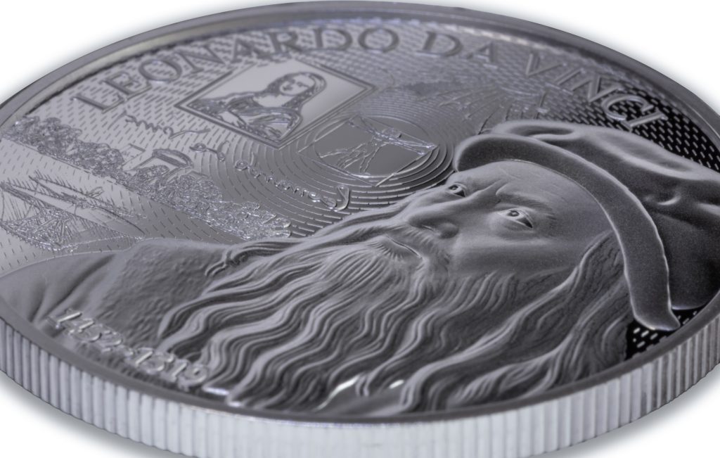 Leonardo Da Vinci - Behind the Masterpiece series Niue Island 2026 1oz pure silver coin