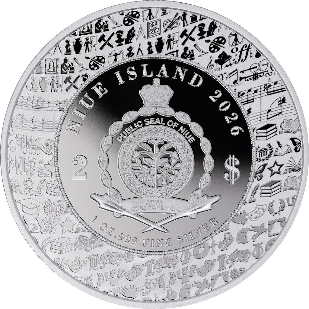 Leonardo Da Vinci - Behind the Masterpiece series Niue Island 2026 1oz pure silver coin