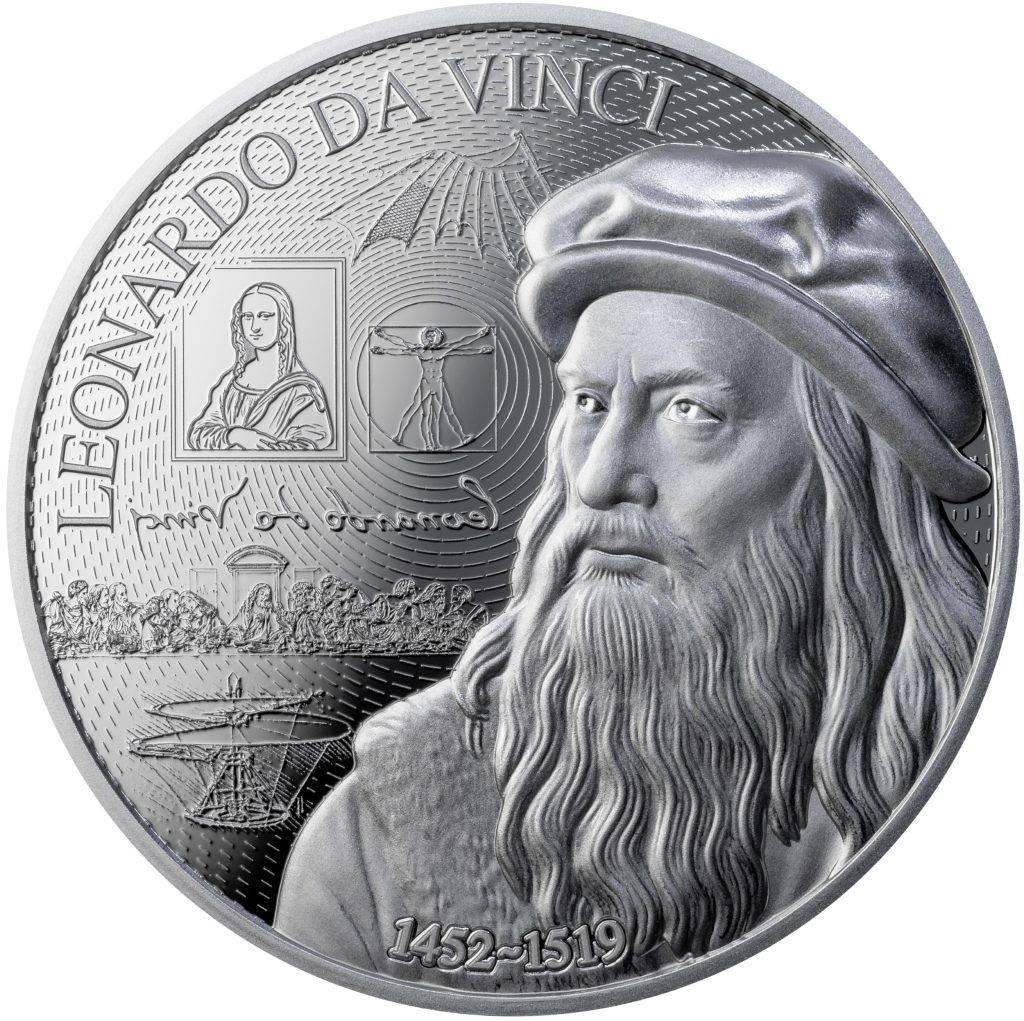 Leonardo Da Vinci - Behind the Masterpiece series Niue Island 2026 1oz pure silver coin