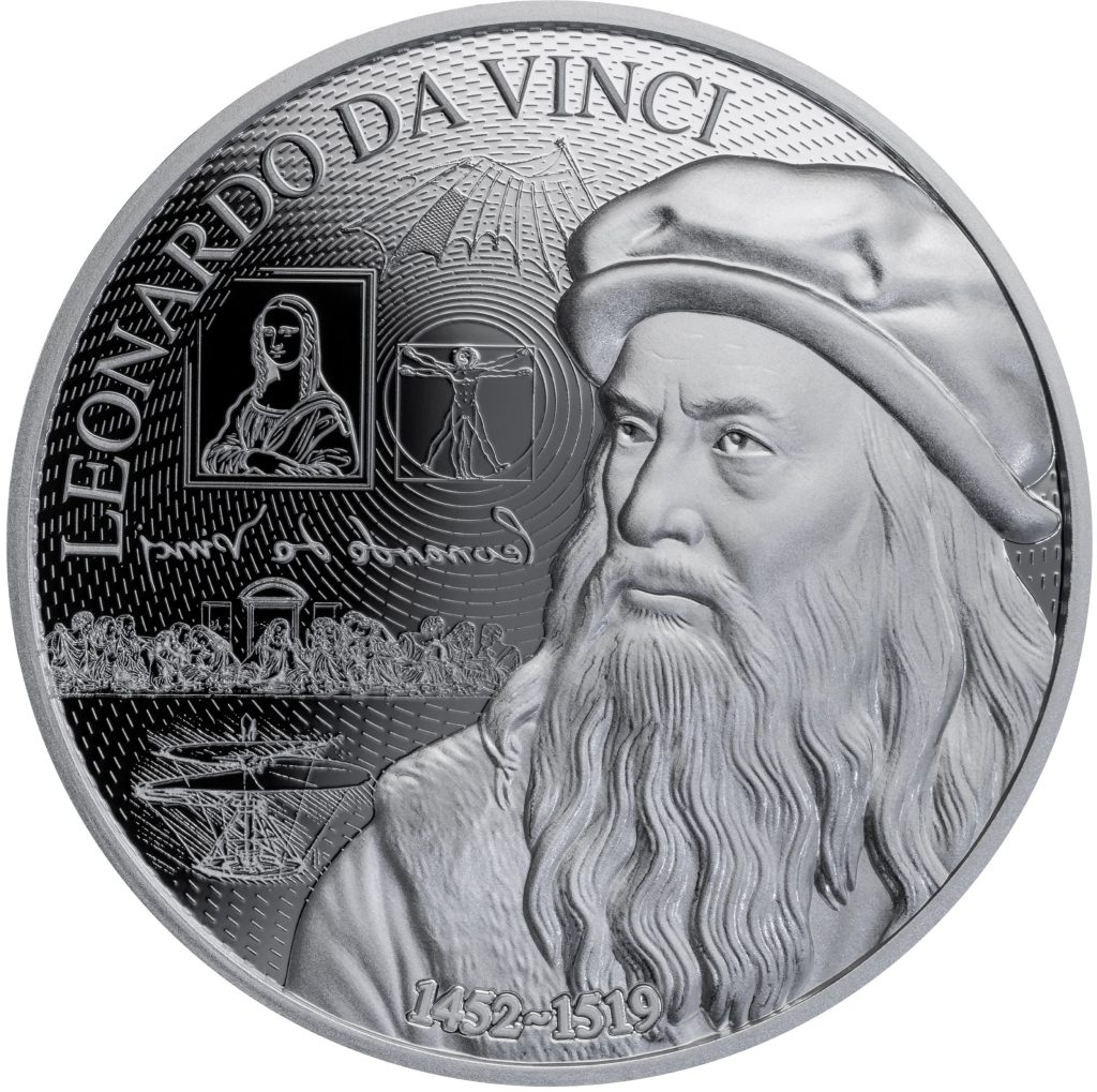 Leonardo Da Vinci - Behind the Masterpiece series Niue Island 2026 1oz pure silver coin