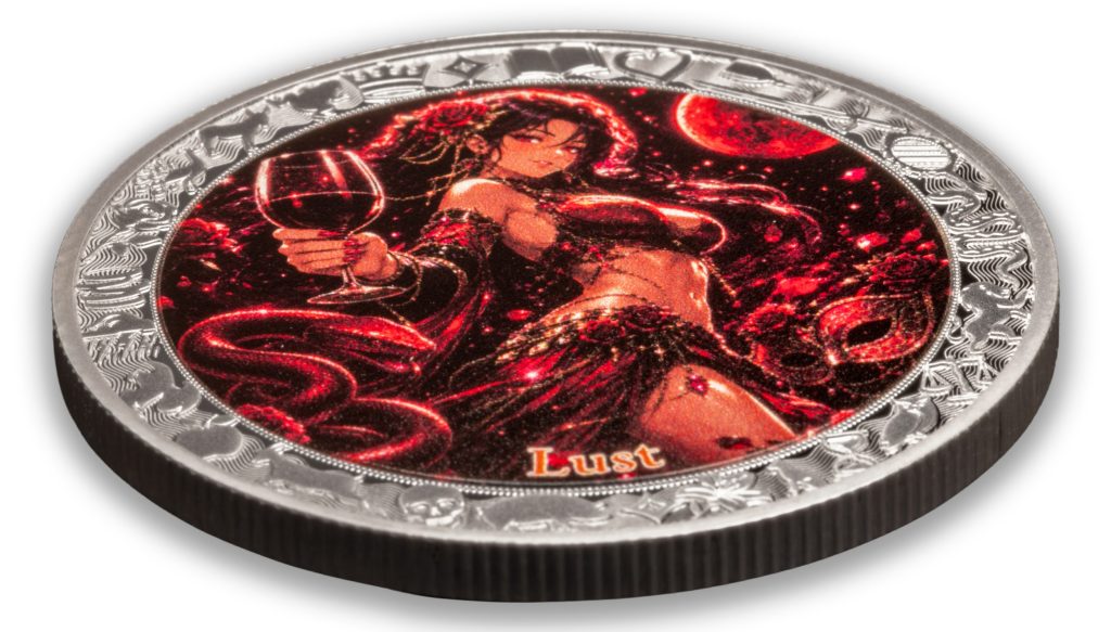 Lust 1oz - Seven Sins vs Virtues - Niue 2026 1oz Pure Silver PROOF coin