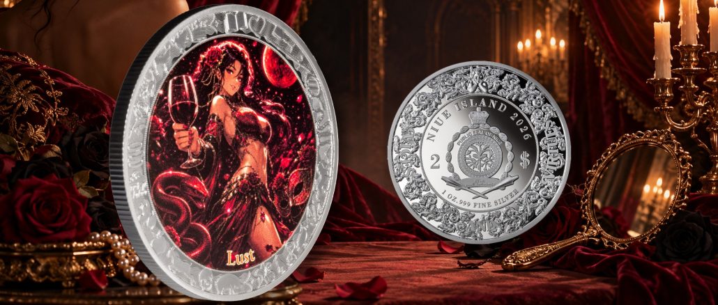 Lust 1oz - Seven Sins vs Virtues - Niue 2026 1oz Pure Silver PROOF coin