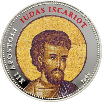 Palau 2009 12 x 1 Dollar 12 Apostles Silver Coin