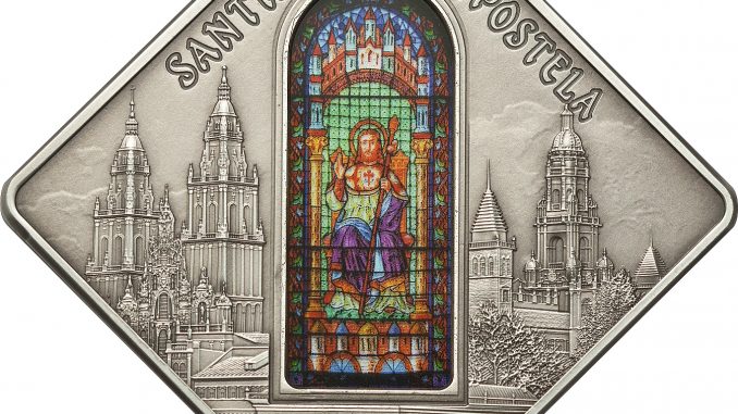 Palau 2011 10 Dollars Santiago de Compostela Silver Coin