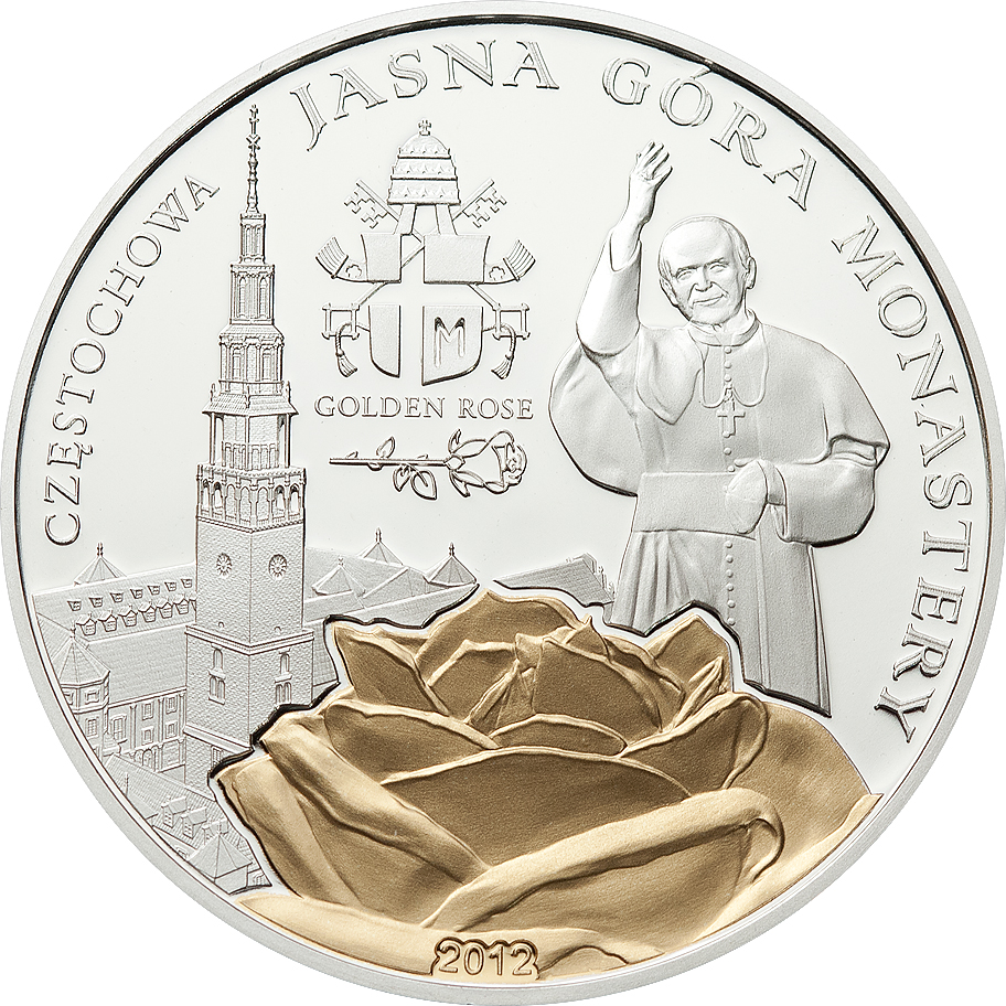 Palau 2012 2 Dollars Jasna Gora Monastry Silver Coin