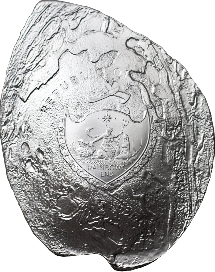 Palau 2012 5 Dollars Galiotis Iris Silver Coin