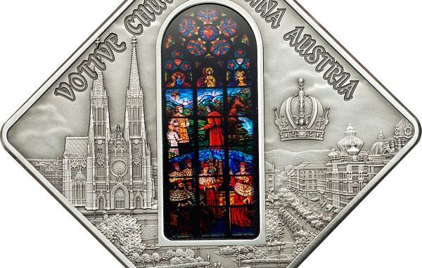 Palau 2012 10 Dollars Votive Church Vienna Silver Coin