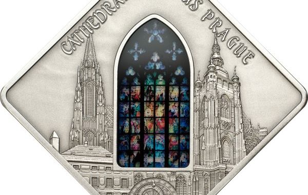 Palau 2013 10 Dollars St Vitus Prague Silver Coin