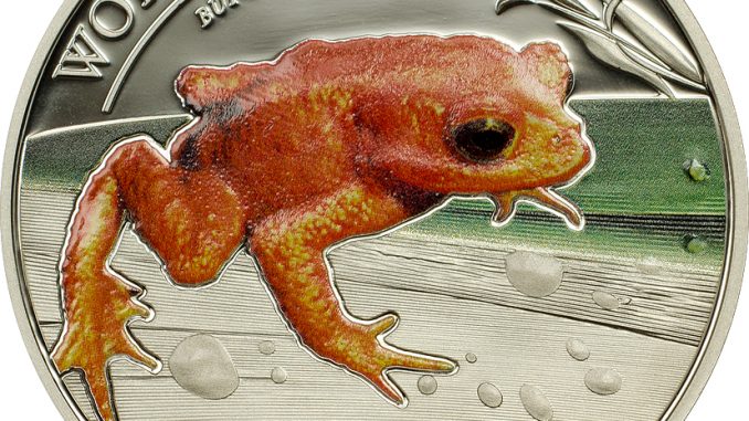 Palau 2014 2 Dollars Golden Frog Silver Coin