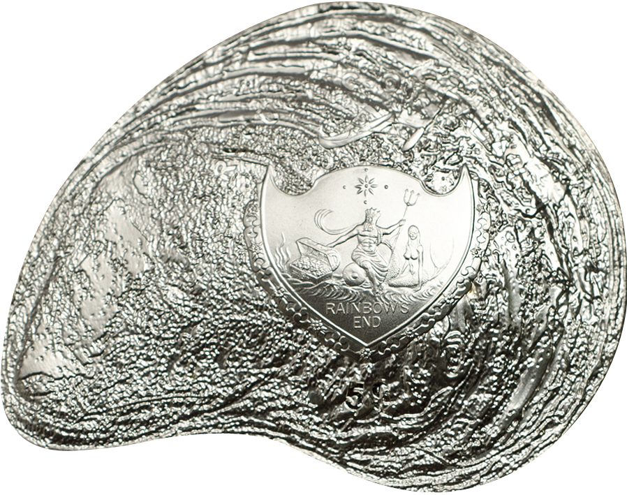 Palau 2014 5 Dollars Hyriopsis Cumingii Silver Coin