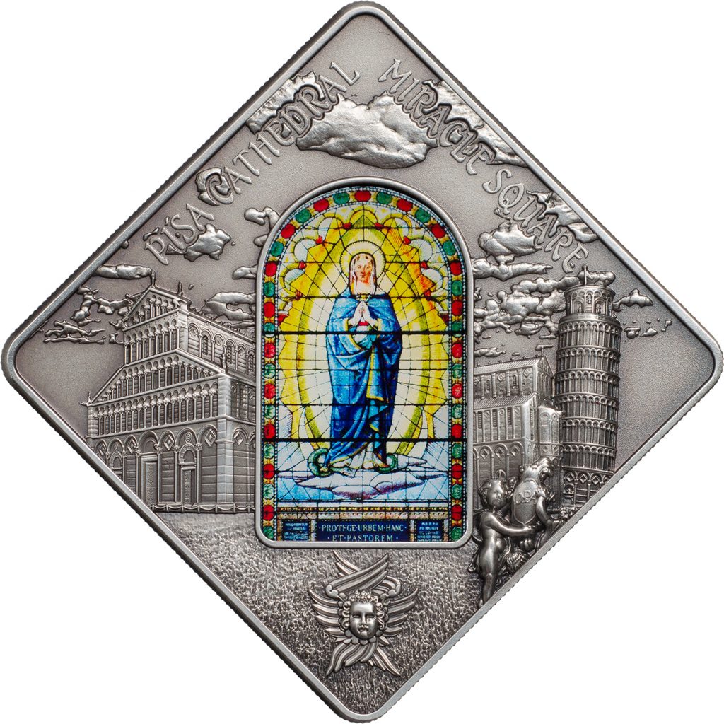 Palau 2016 10 Dollars Pisa Cathedral Silver Coin