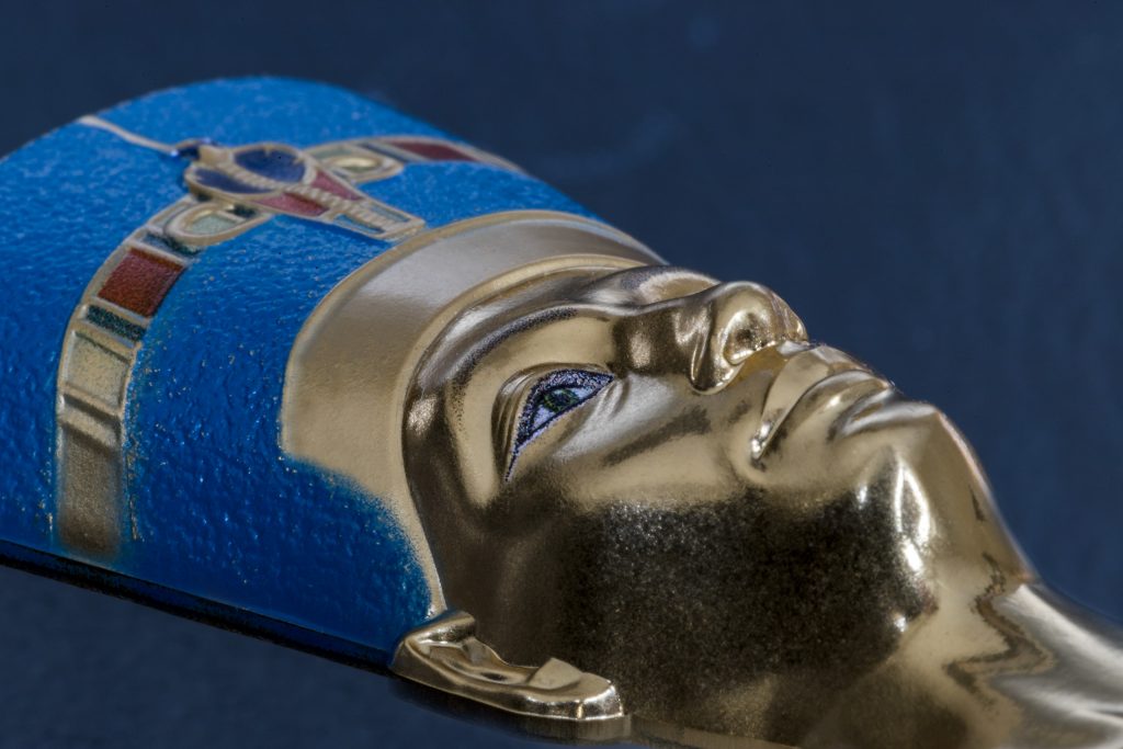 Palau 2019 20 Dollars Nefertiti Bust Golden Coin