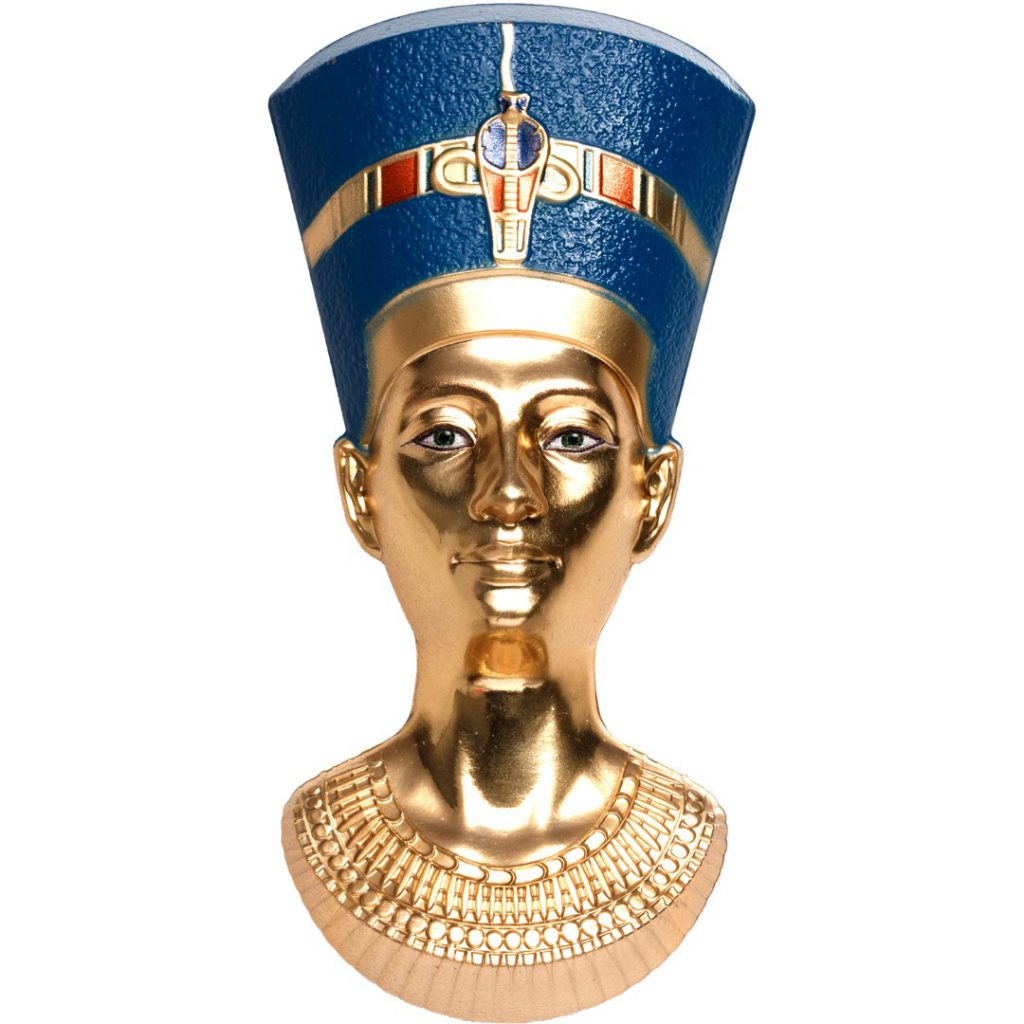 Palau 2019 20 Dollars Nefertiti Bust Golden Coin