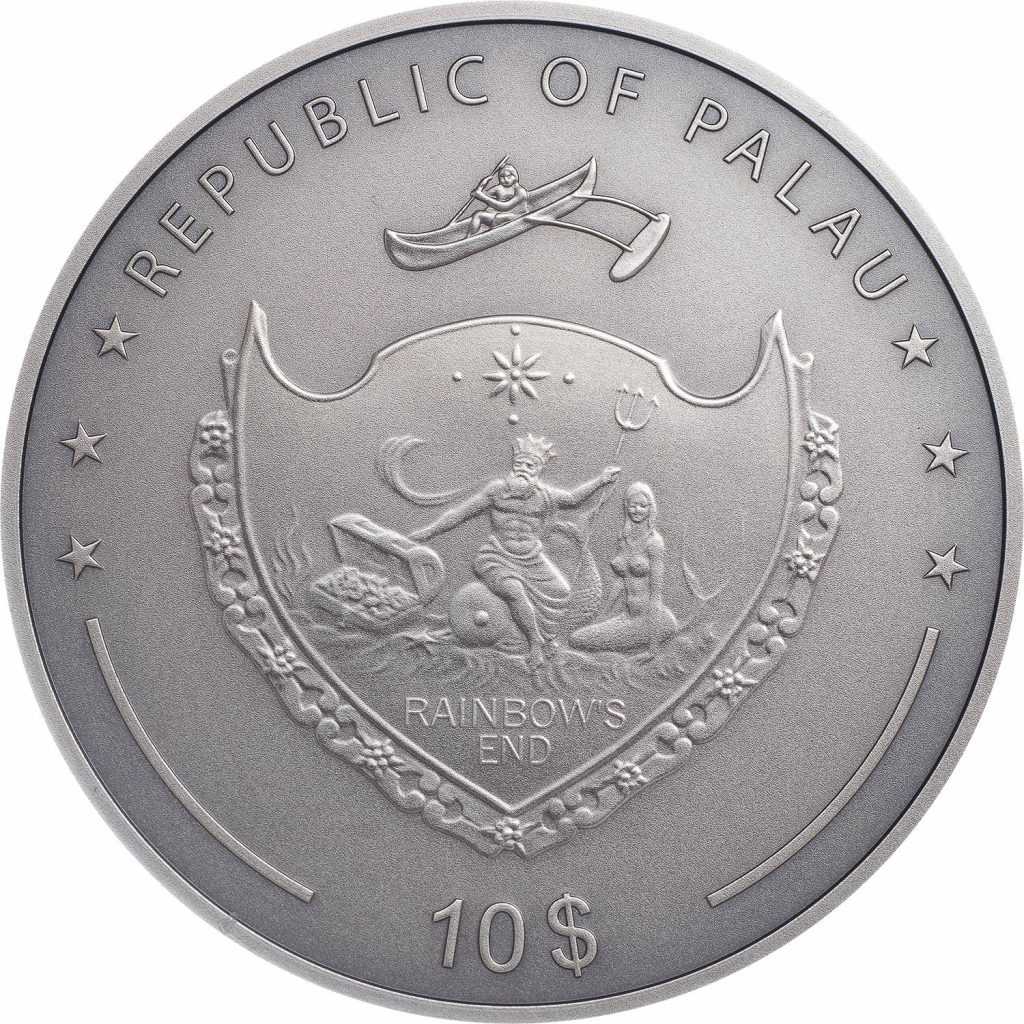 Palau 2020 10 Dollars When the cat is away the Mice will Play Silver Coin