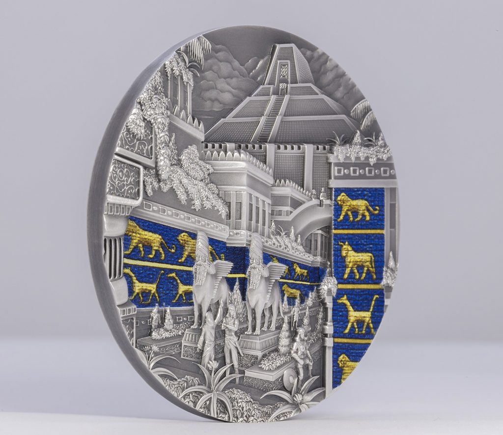 Palau 2021 10 Dollars Babylon Lost Civilization Series Silver Coin