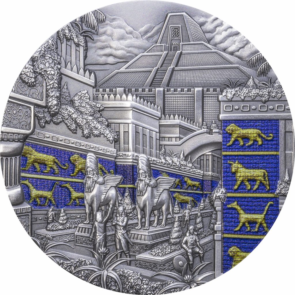 Palau 2021 10 Dollars Babylon Lost Civilization Series Silver Coin