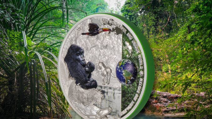 Palau 2021 10 Dollars Rainforest - Our Earth Ecosystems Silver Coin