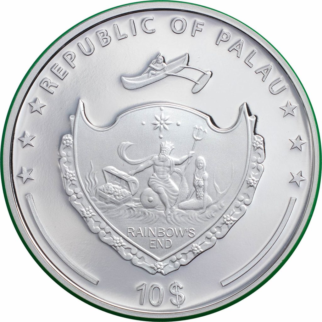 Palau 2021 10 Dollars Rainforest - Our Earth Ecosystems Silver Coin