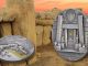 Palau 2022 10 Dollars Mnajdra Temple - Equinox & Solstice series antiqued silver coin