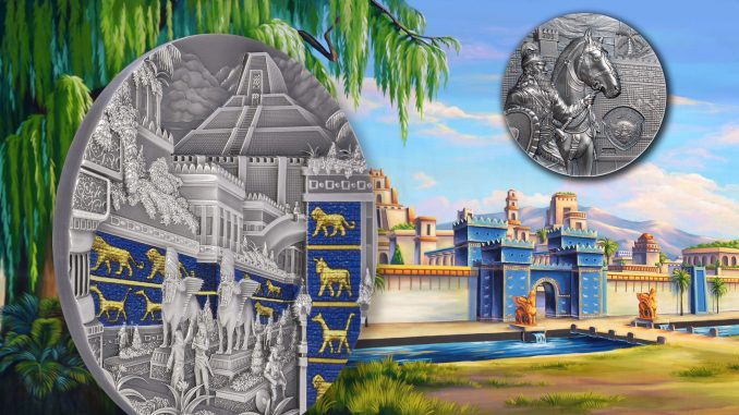 Palau 2022 25 Dollars Babylon Lost Civilization Series Silver Coin
