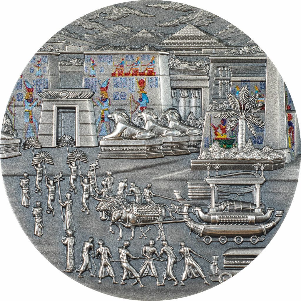 Palau 2023 10 Dollars The Egyptians Afterlife Rites of Passage Series Pure Silver Coin