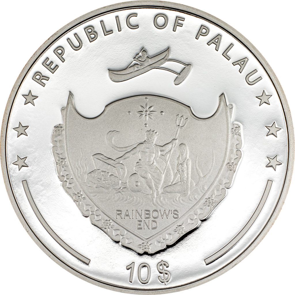 Palau 2024 10 Dollars Coral Reef - Our Earth Ecosystems series 2oz silver proof coin