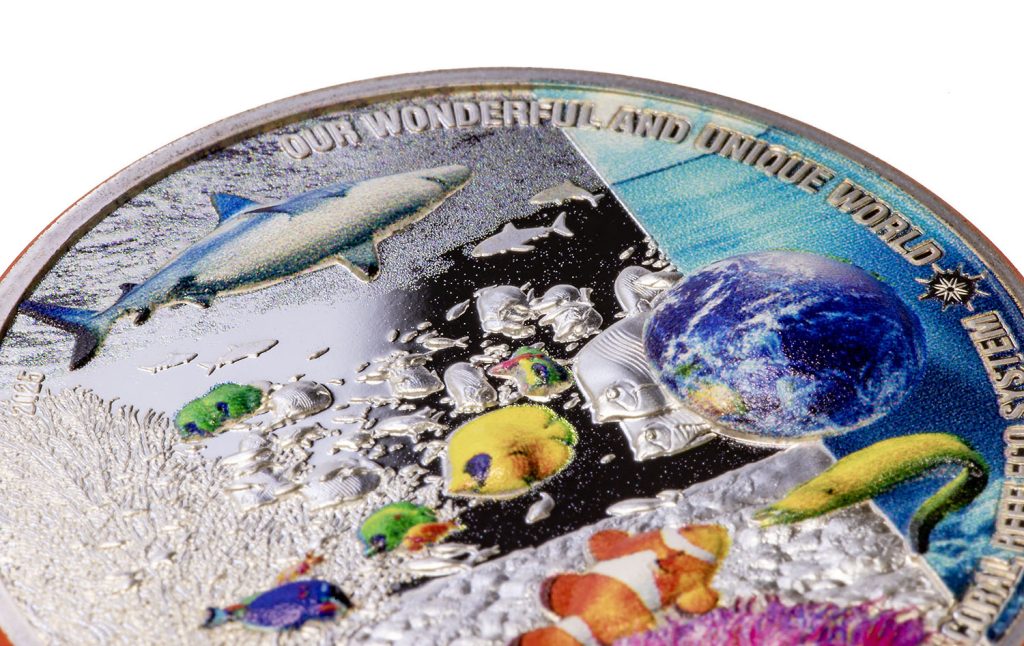 Palau 2024 10 Dollars Coral Reef - Our Earth Ecosystems series 2oz silver proof coin