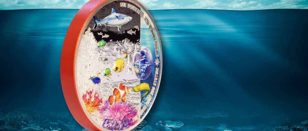 Palau 2025 10 Dollars Coral Reef - Our Earth Ecosystems series 2oz silver proof coin