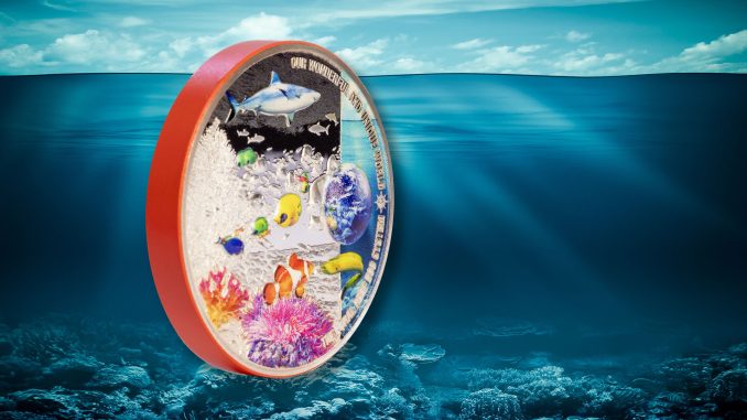 Palau 2025 10 Dollars Coral Reef - Our Earth Ecosystems series 2oz silver proof coin