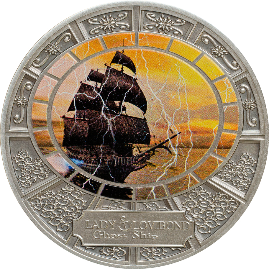 Tokelau 2015 5 Dollars Lady Lovibond Silver Coin