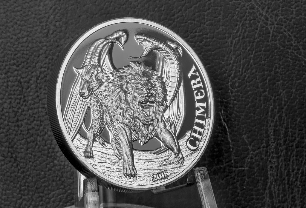 Tanzania 2018 1500 Shillings Chimera Silver Coin