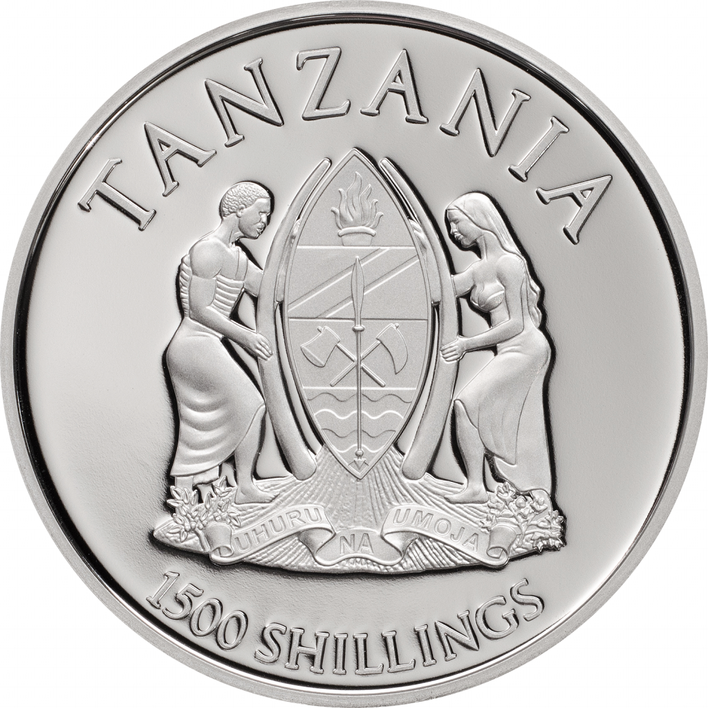 Tanzania 2018 1500 Shillings Chimera Silver Coin