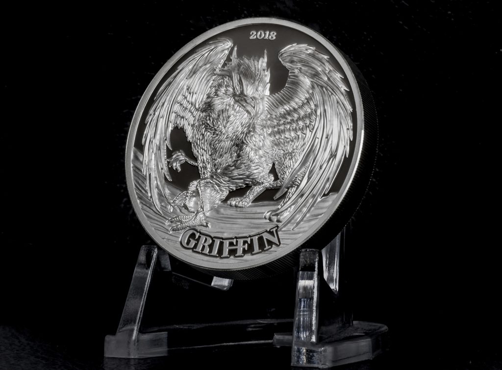 Tanzania 2018 1500 Shillings Griffin Silver Coin