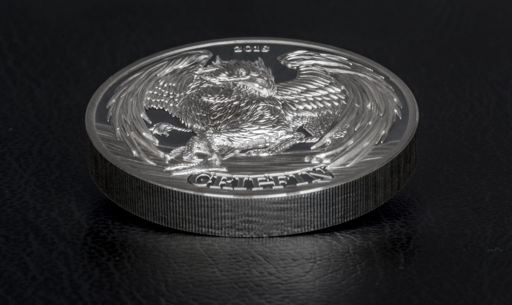 Tanzania 2018 1500 Shillings Griffin Silver Coin