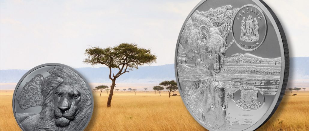 Tanzania 2021 1500 Shillings Lions - Growing Up Silver Coin