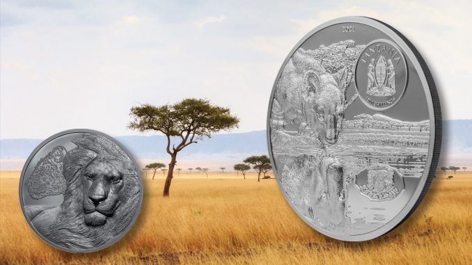 Tanzania 2021 1500 Shillings Lions - Growing Up Silver Coin