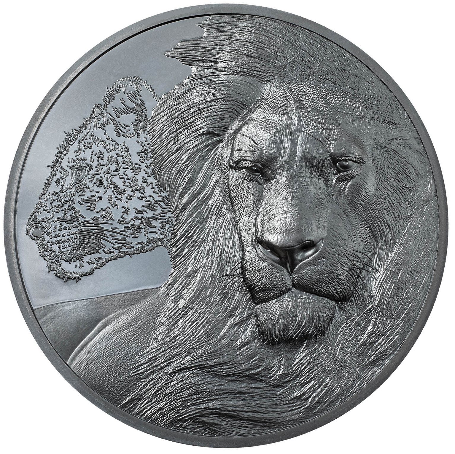 Tanzania 2022 3000 Shillings Lions 5oz - Growing Up silver proof coin